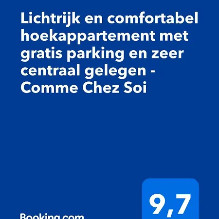 Lichtrijk En Comfortabel Hoekappartement Met Gratis Parking En Zeer Gelegen - Comme Chez Soi Lejlighed Oostende